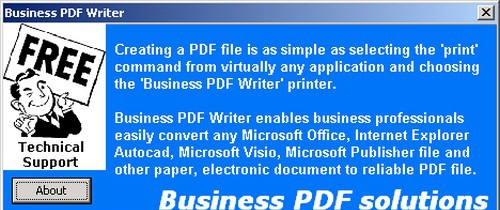 Business PDF Writer(PDF打印工具) v3.18 Business PDF Writer(PDF打印工具) v3.18