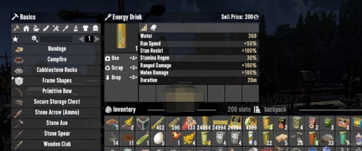 七日杀能量饮料、蛋白质条和生存指南MOD v3.60