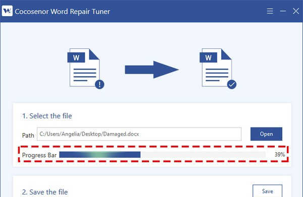 Cocosenor Word Repair Tuner(Docx文件修复工具) v3.0.0.6 Cocosenor Word Repair Tuner(Docx文件修复工具) v3.0.0.6