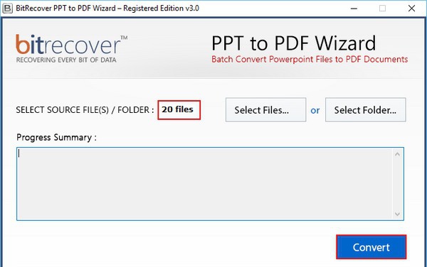 BitRecover PPT to PDF Wizard(PPT转PDF转换工具) v3.0.4