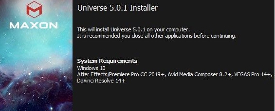 Universe5(AE/PR视频转场插件) v1.83 Universe5(AE/PR视频转场插件) v1.83