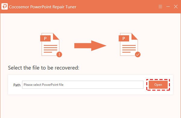Cocosenor PowerPoint Repair Tuner(PPTX修复工具) v3.0.0.8 Cocosenor PowerPoint Repair Tuner(PPTX修复工具) v3.0.0.8