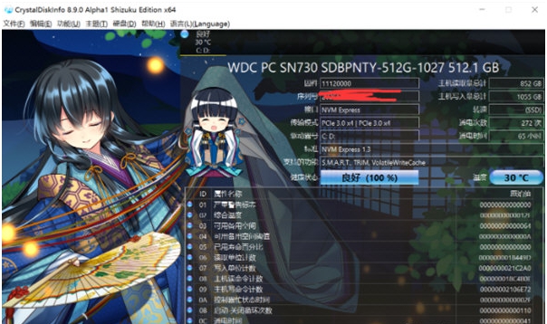 CrystalDiskInfo(电脑磁盘检测工具) v8.12.7