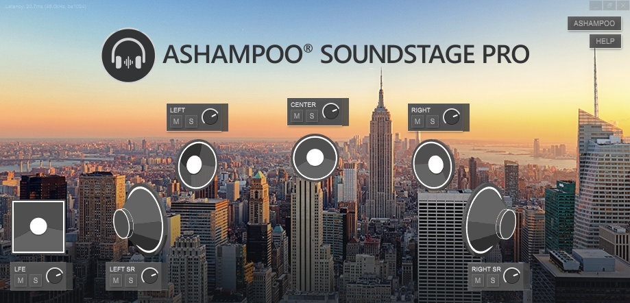 Ashampoo Soundstage Pro(声卡效果增强软件) v2.45 Ashampoo Soundstage Pro(声卡效果增强软件) v2.45