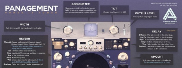 Panagement(立体声空间感增强插件) v2.9 Panagement(立体声空间感增强插件) v2.9