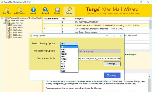 Turgs Mac Mail Wizard(Mac邮件迁移工具) v2.0.5 Turgs Mac Mail Wizard(Mac邮件迁移工具) v2.0.5