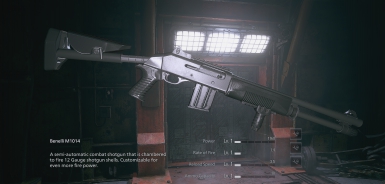 生化危机8村庄M1014霰弹枪MOD v1.10 生化危机8村庄M1014霰弹枪MOD v1.10