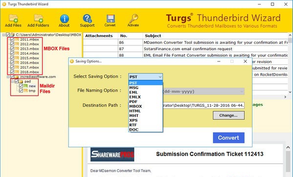 Turgs Thunderbird Wizard(Thunderbird转换工具) v4.0.5 Turgs Thunderbird Wizard(Thunderbird转换工具) v4.0.5