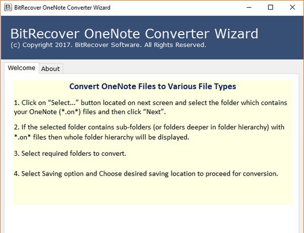 BitRecover OneNote Converter Wizard(OneNote文件转换工具) v3.4.4 BitRecover OneNote Converter Wizard(OneNote文件转换工具) v3.4.4