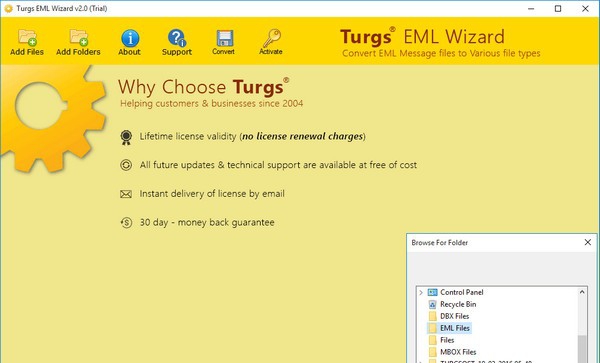 Turgs EML Wizard(EML文件转换工具) v2.0.5 Turgs EML Wizard(EML文件转换工具) v2.0.5