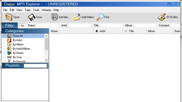 Dapyx MP3 Explorer(MP3文件管理器) v2.12 Dapyx MP3 Explorer(MP3文件管理器) v2.12