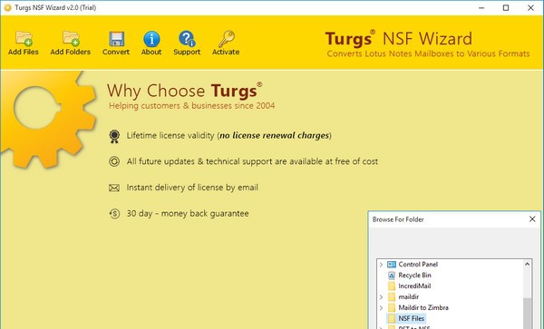 Turgs NSF Wizard(NSF文件转换工具) v3.1.6 Turgs NSF Wizard(NSF文件转换工具) v3.1.6