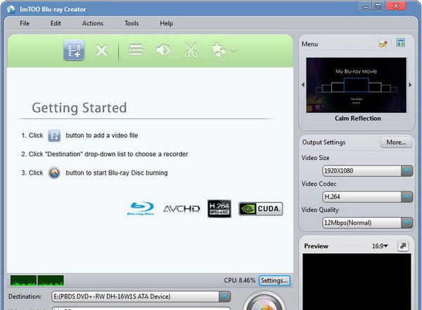 ImTOO Blu-ray Creator(视频刻录工具) v2.0.8 ImTOO Blu-ray Creator(视频刻录工具) v2.0.8