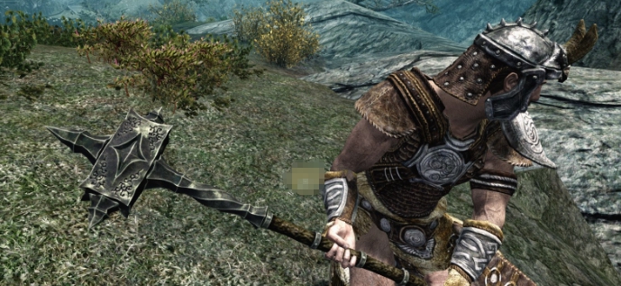 上古卷轴5天际远古兽人战锤MOD v1.5 上古卷轴5天际远古兽人战锤MOD v1.5