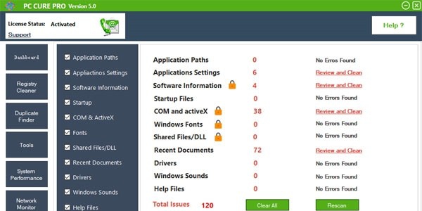 PC Cure Pro(电脑优化工具) v5.6 PC Cure Pro(电脑优化工具) v5.6