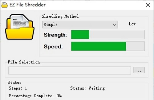 EZ File Shredder(文件粉碎工具) v2.5 EZ File Shredder(文件粉碎工具) v2.5