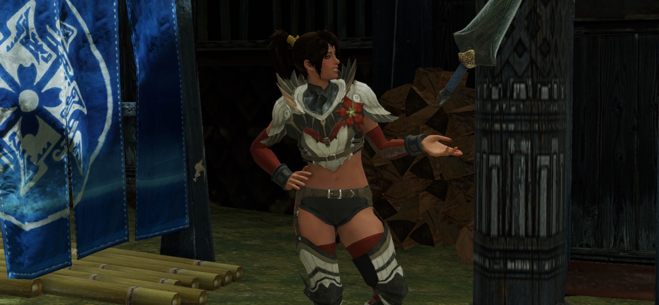 怪物猎人崛起Aknosome套装性感露脐装MOD v1.42