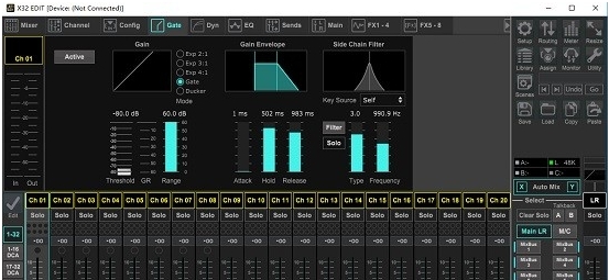 百灵达x32调音台pc控制软件 v4.59.4 百灵达x32调音台pc控制软件 v4.59.4