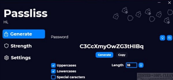Passliss(随机密码生成器) v2.2.1.2206