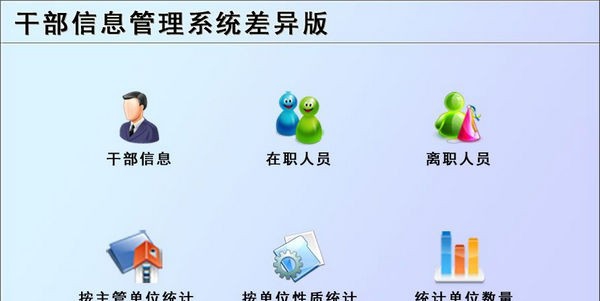 干部信息管理系统差异版 v1.5 干部信息管理系统差异版 v1.5