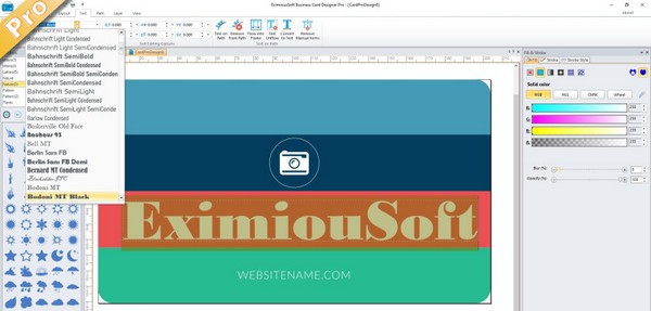 EximiousSoft Business Card Designer Pro(名片设计工具) v3.95 EximiousSoft Business Card Designer Pro(名片设计工具) v3.95