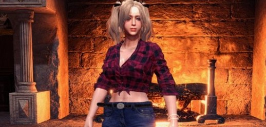 怪物猎人世界冰原衬衫热裤装束MOD v2.89 怪物猎人世界冰原衬衫热裤装束MOD v2.89