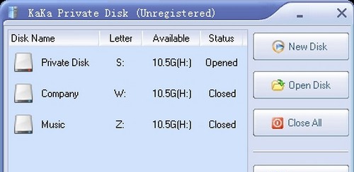 Kaka Private Disk(磁盘工具) v4.14 Kaka Private Disk(磁盘工具) v4.14