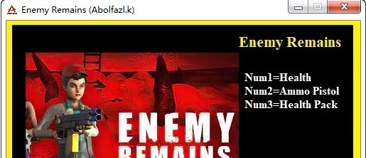 残敌enemy remain三项修改器 v1.5 残敌enemy remain三项修改器 v1.5