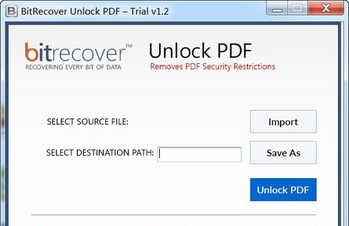 BitRecover Unlock PDF(PDF解锁工具) v1.7