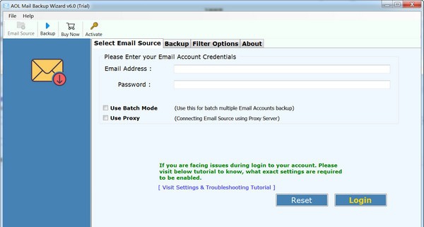AOL Mail Backup Wizard(AOL邮件备份工具) v6.4 AOL Mail Backup Wizard(AOL邮件备份工具) v6.4