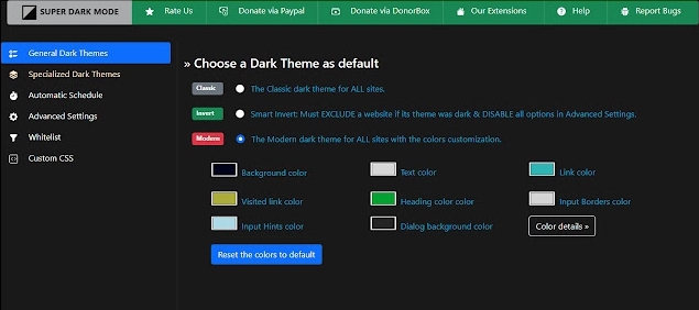 超级黑暗模式插件 v5.0.1.6 超级黑暗模式插件 v5.0.1.6