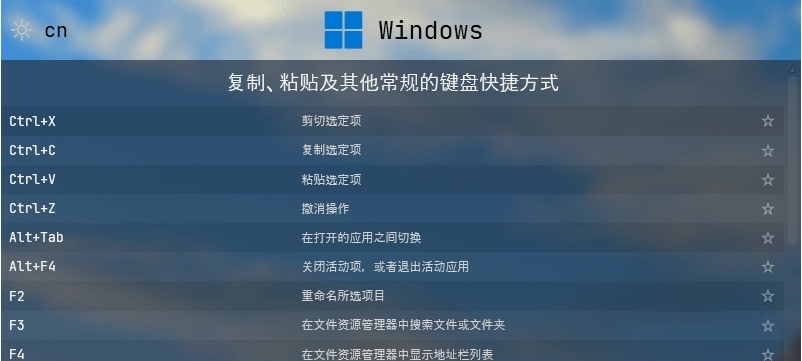 LittleTips当前程序快捷键列表 v1.0.0.3 LittleTips当前程序快捷键列表 v1.0.0.3