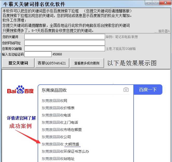 牛霸天关键词排名优化软件 v4.4