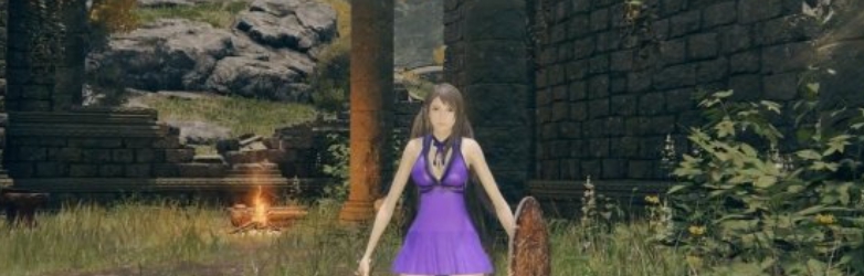 艾尔登法环绝美蒂法紫色连衣裙替换部分装备MOD v1.62 艾尔登法环绝美蒂法紫色连衣裙替换部分装备MOD v1.62