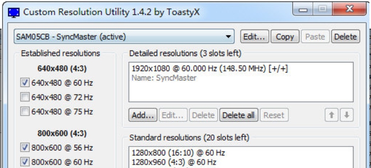Custom Resolution Utility v1.4.5 Custom Resolution Utility v1.4.5