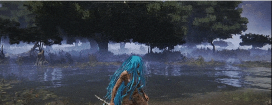 艾尔登法环发型27变为蓝色蓬松长发MOD v1.18