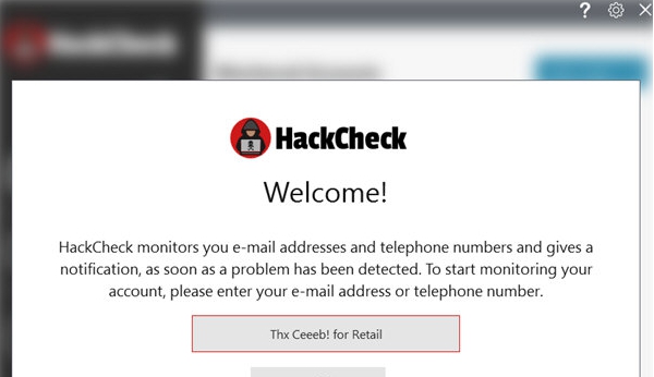 Abelssoft HackCheck v(v1.3 Abelssoft HackCheck v(v1.3