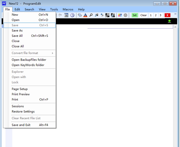 ProgramEdit v5.1.7 ProgramEdit v5.1.7