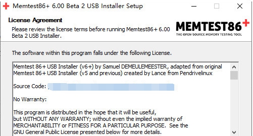 Memtest86+ v6.4