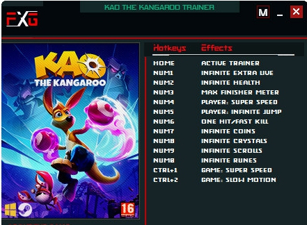 袋鼠闯天关十二项修改器 v1.4 袋鼠闯天关十二项修改器 v1.4