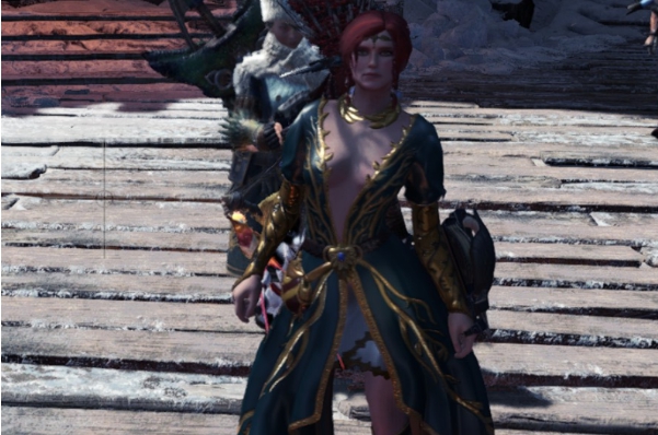 怪物猎人世界冰原化身巫师3女主角特莉丝MOD v2.34 怪物猎人世界冰原化身巫师3女主角特莉丝MOD v2.34