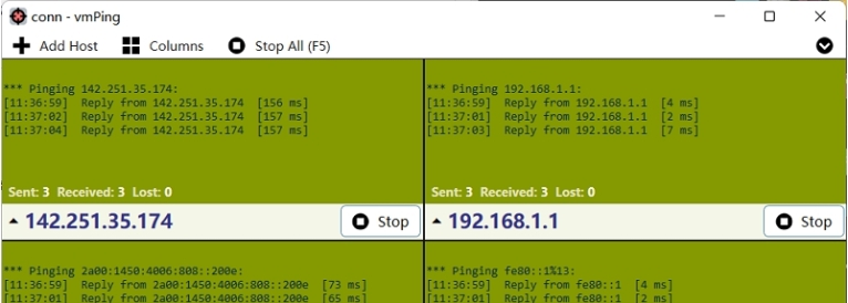 vmPing连通性检测 v1.3.28 vmPing连通性检测 v1.3.28