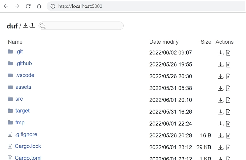 Duf文件服务器 v0.15.5