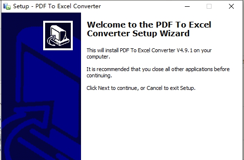 PDF To Excel Con(pdf转excel) v4.9.6
