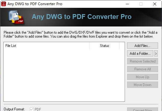 any dwg to pdf converter v1.10 any dwg to pdf converter v1.10