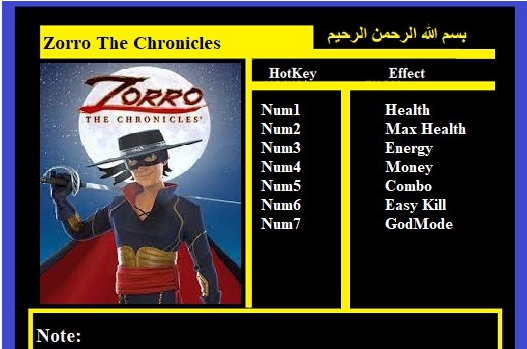 少年佐罗英雄诞生记四项修改器 v1.3 少年佐罗英雄诞生记四项修改器 v1.3