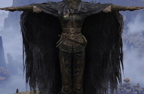 艾尔登法环美化猛禽黑羽套装MOD v3.72 艾尔登法环美化猛禽黑羽套装MOD v3.72