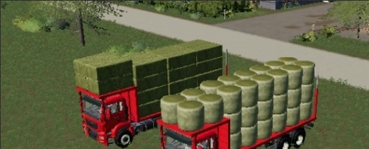 模拟农场19草捆车自动装载MOD v1.32 模拟农场19草捆车自动装载MOD v1.32