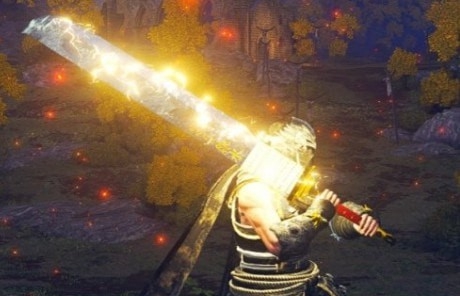 艾尔登法环忍者龙剑传蓝色砍刀替换骑兵马刀MOD v1.59 艾尔登法环忍者龙剑传蓝色砍刀替换骑兵马刀MOD v1.59