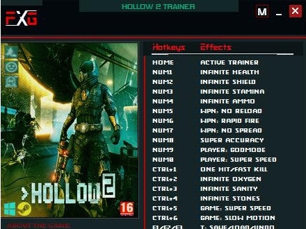 Hollow 2十七项修改器 v2022.07.23 Hollow 2十七项修改器 v2022.07.23